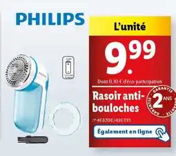 Lidl PHILIPS Rasoir anti- bouloches offre