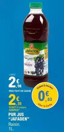 Intermarché Jean rozé - crépine de porc offre