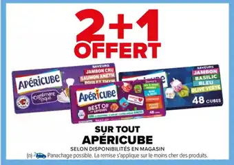 Carrefour APÉRICUBE Sur tout offre