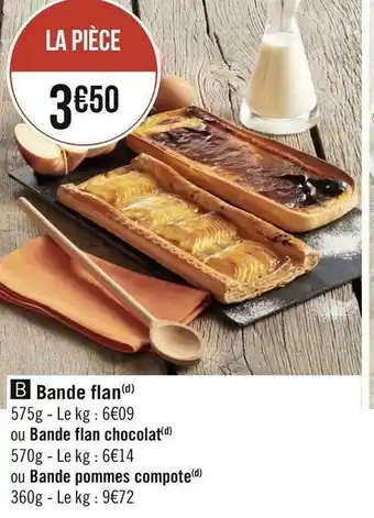 Géant Casino Bande flan offre
