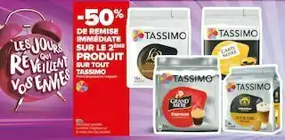 Carrefour Market Tassimo bon plan sur tout tassimo offre