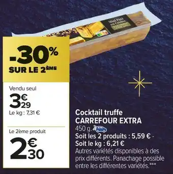 Carrefour Market Carrefour extra cocktail truffe offre