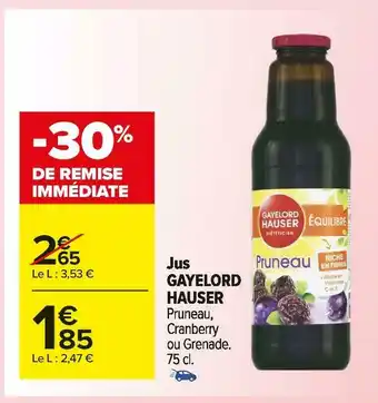 Carrefour Market Gayelord hauser jus offre