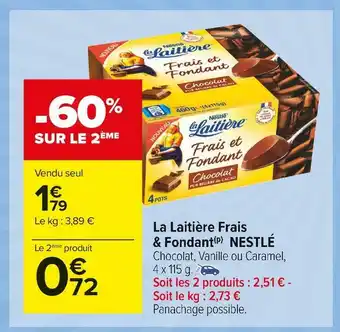 Carrefour Market Nestlé la laitière frais & fondant offre