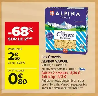 Alpina savoie les crozets