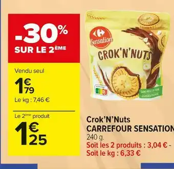 Carrefour Market Carrefour crok’n’nuts sensation offre