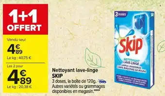 Carrefour Market Skip nettoyant lave-linge offre