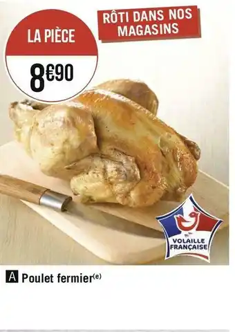 Géant Casino Poulet fermier offre