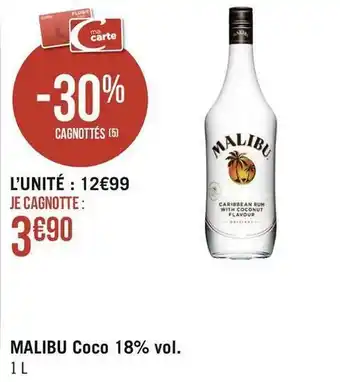 Malibu malibu coco 18% vol.