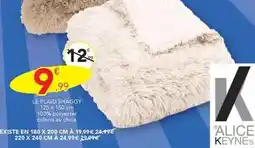 Stokomani Le plaid shaggy 125 x 190 cm offre