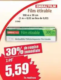 Bi1 Fromage à raclette offre