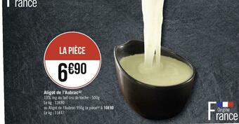 Géant Casino Aligot de l’aubrac offre
