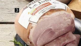 Le julo jambon supérieur découenné dégraissé ou avec couenne