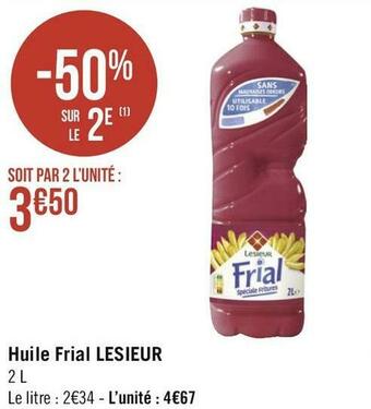 Géant Casino Lesieur huile frial offre