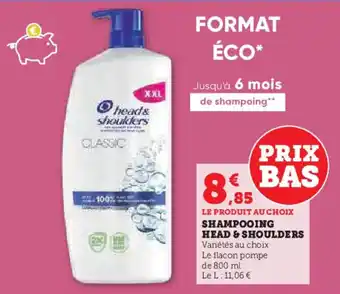 Super U HEAD & SHOULDERS Shampooing offre