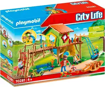 Playmobil parc de jeux et enfants