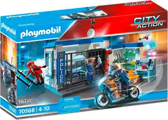 Playmobil poste de police et cambrioleur