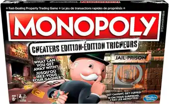 Hasbro gaming monopoly tricheurs