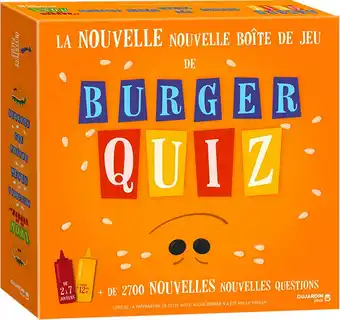 Match Dujardin burger quiz v2  offre