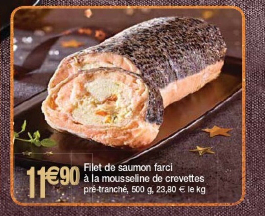 Saumon Farci Surgelé Leclerc Saumon Farci Cuisineaz 22 Promo Filet De Saumon Farci chez Cora