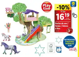 Lidl Playtive Enclos de zoo / Ferme / Arbres à fées offre