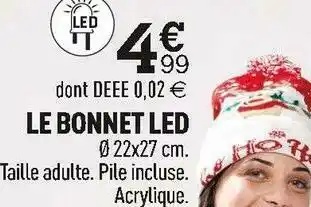 Centrakor Le bonnet led offre