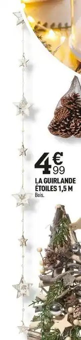 Centrakor La guirlande étoiles 1,5 m offre