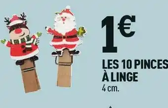 Centrakor Les 10 pinces à linge offre