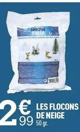 Centrakor Les flocons de neige offre