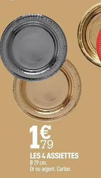 Centrakor Les 4 assiettes offre