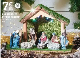 Centrakor La crèche led et ses 7 santons offre