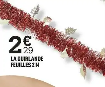 Centrakor La guirlande feuilles 2 m offre