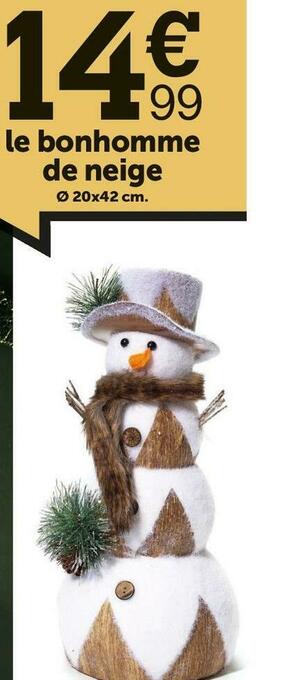 Centrakor Le bonhomme de neige offre
