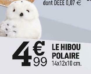 Centrakor Le hibou polaire offre