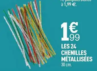 Centrakor Les 24 chenilles métallisées offre