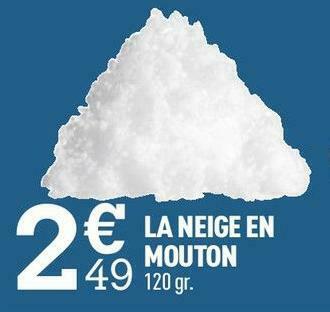 Centrakor La neige en mouton offre