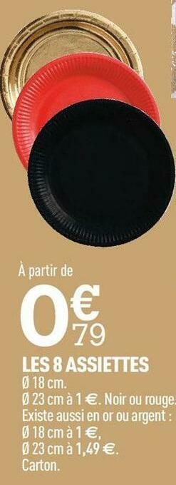 Centrakor Les 8 assiettes offre