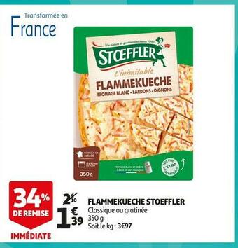 Auchan Stoeffler flammekueche offre