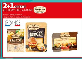Auchan Riches monts bon plan sur la gamme des produits de la marque riches monts offre