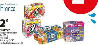 Auchan Yop mini yop offre