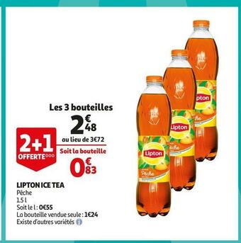 Auchan Lipton ice tea offre