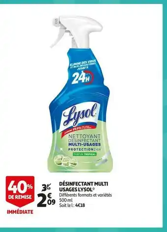 Lysol désinfectant multi usages