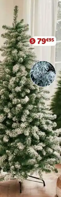 Jardiland Sapin “alberta” floqué offre