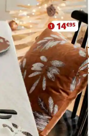 Jardiland Coussin velours offre