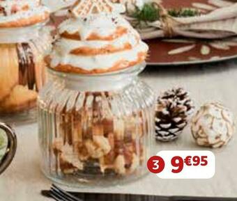Jardiland Bocal décoratif de noël offre