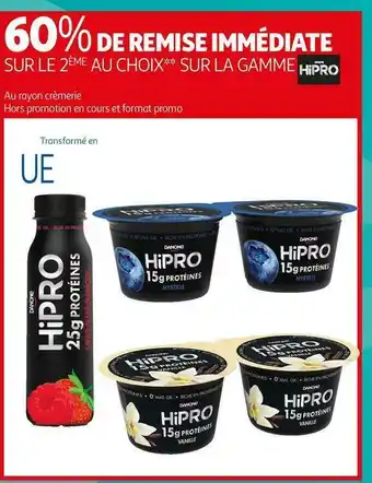 Auchan Hipro bon plan sur la gamme hipro offre