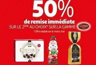 Auchan Cemoi bon plan sur la gamme cemoi offre