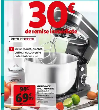 Auchan Kitchencook robot kmachine offre