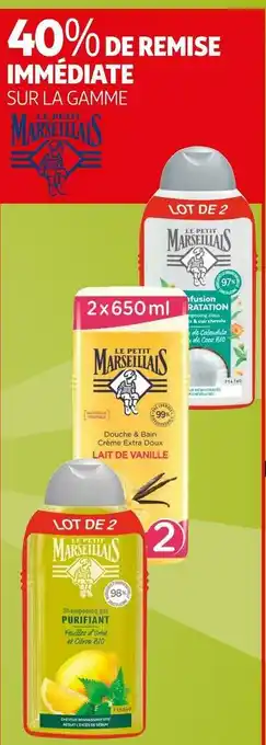 Auchan Le petit marseillais bon plan sur la gamme le petit marseillais offre