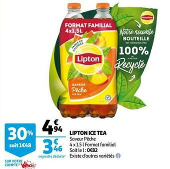 Auchan Lipton ice tea offre